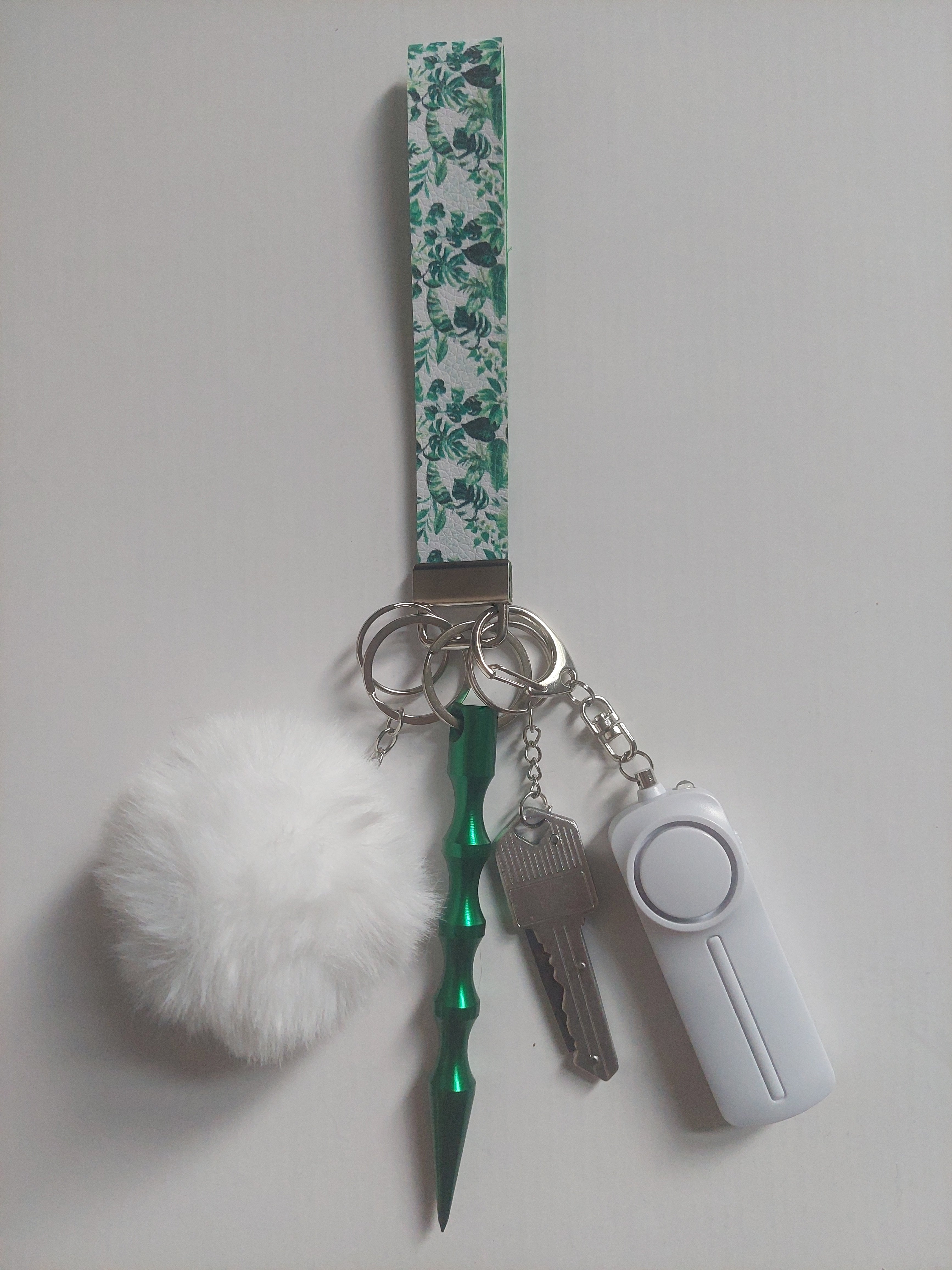 Leaf Me Safe Keychain