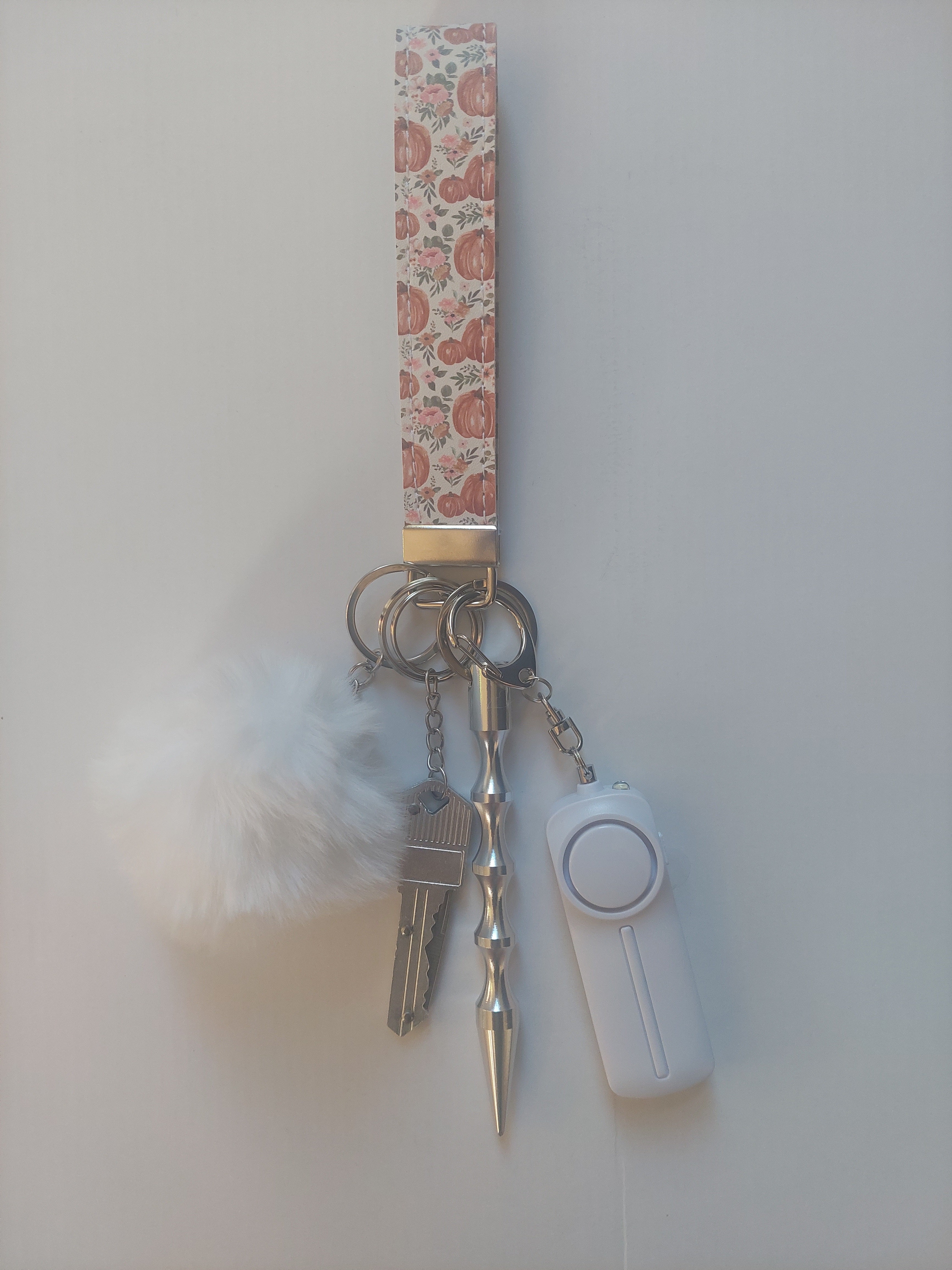 Pumpkin Safety Keychain