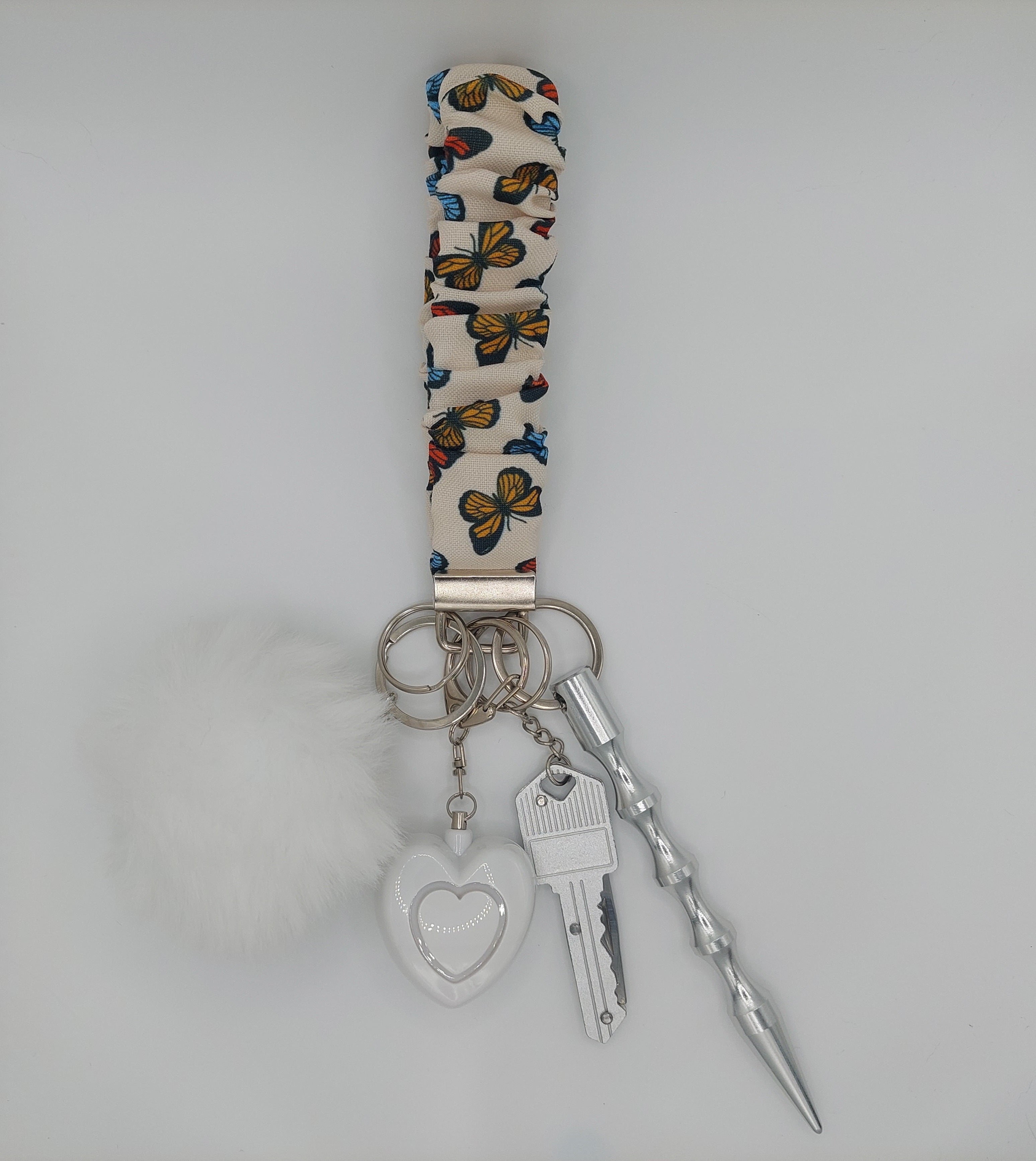 Butterfly House Keychain