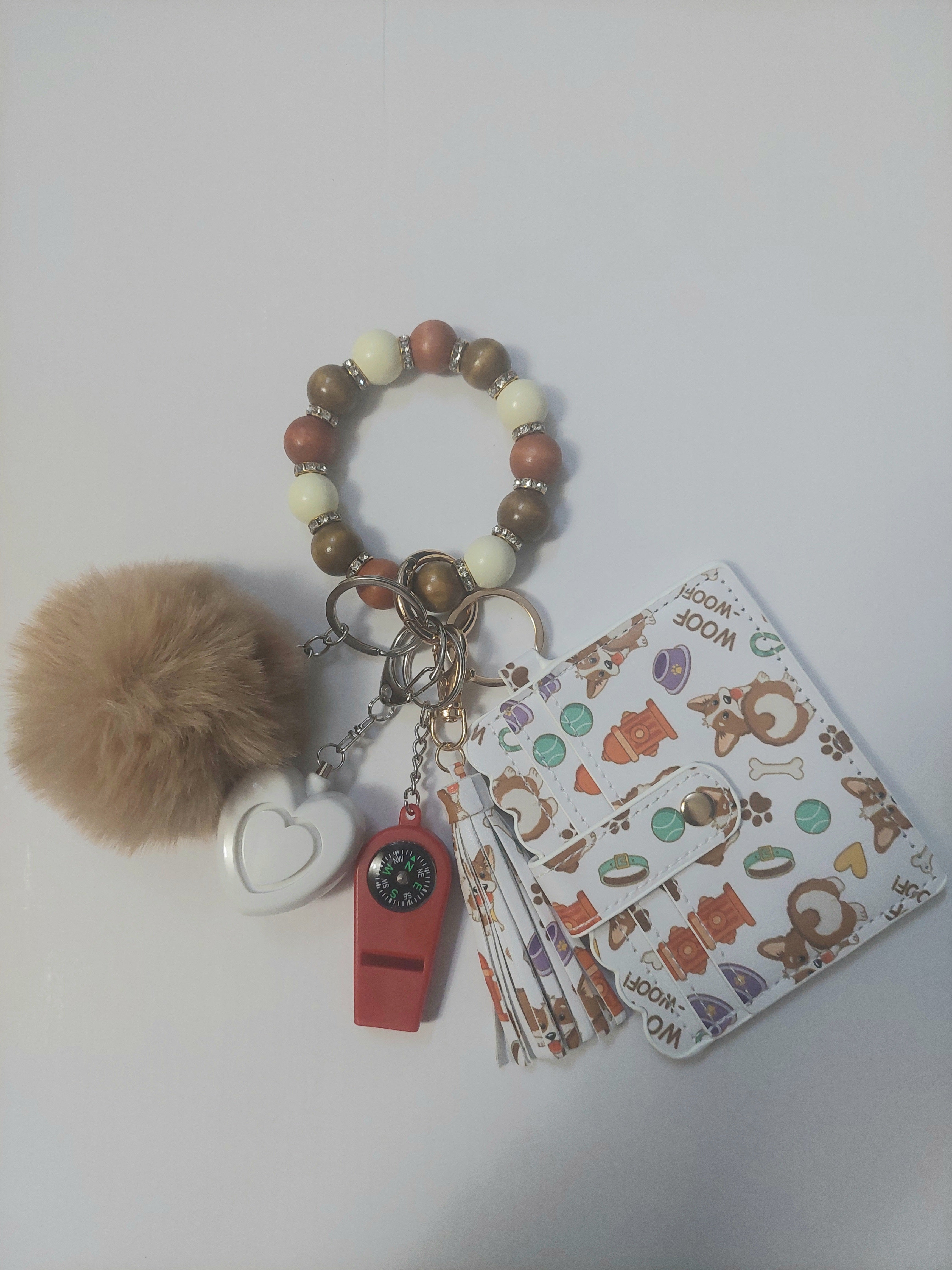 Puppy Dog Safety Keychain